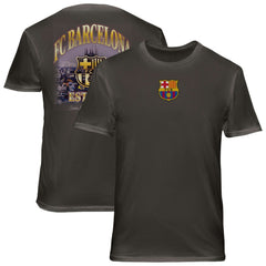 Barcelona 1863FC Wordmark Cotton T-Shirts - Gray