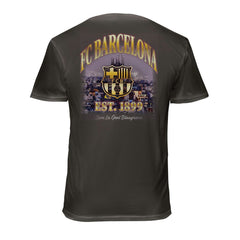 Barcelona 1863FC Wordmark Cotton T-Shirts - Gray