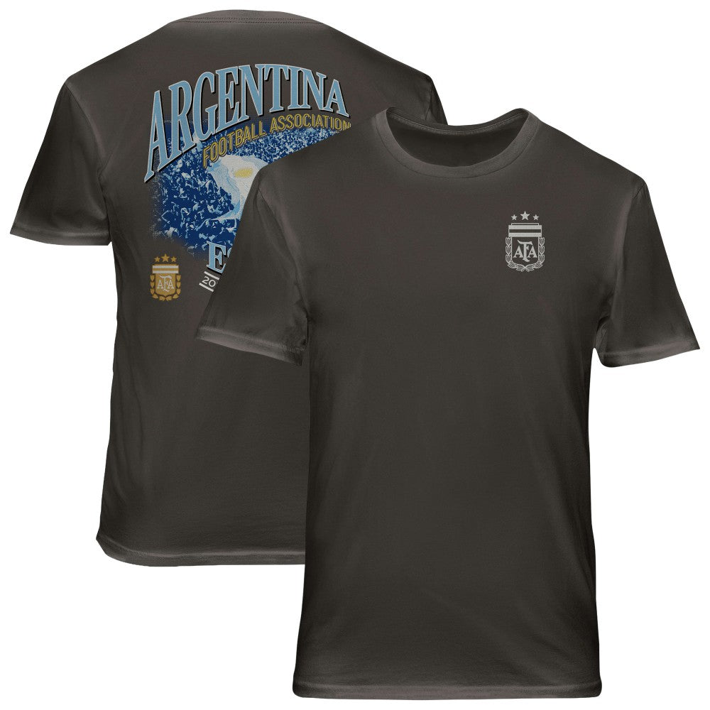 Argentina National Team 1863FC Wordmark Cotton T-Shirts - Gray