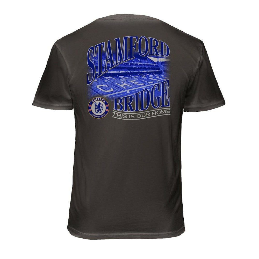 Chelsea 1863FC Wordmark Cotton T-Shirts - Gray