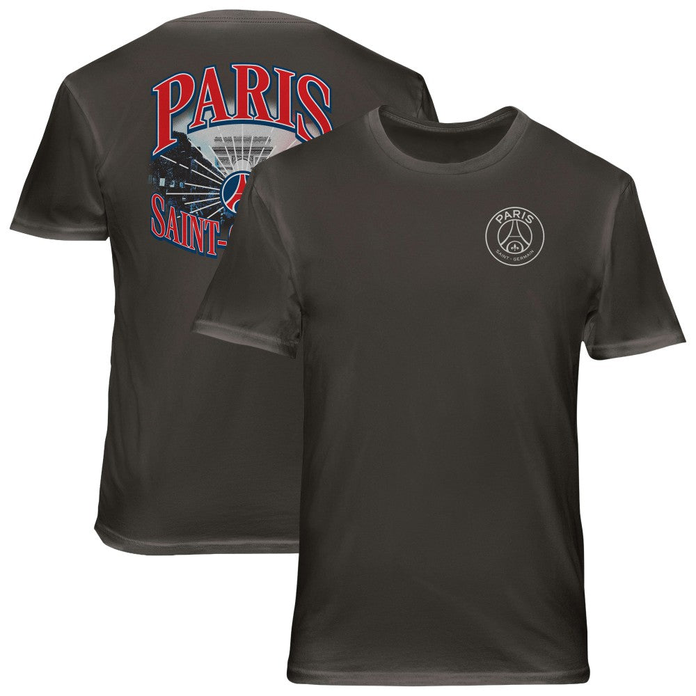 Paris Saint-Germain 1863FC Wordmark Cotton T-Shirts - Gray