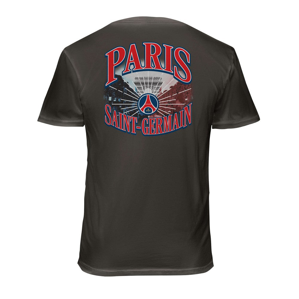 Paris Saint-Germain 1863FC Wordmark Cotton T-Shirts - Gray