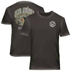 Club America 1863FC Wordmark Cotton T-Shirts - Gray
