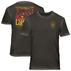 Spain National Team 1863FC Wordmark Cotton T-Shirts - Gray