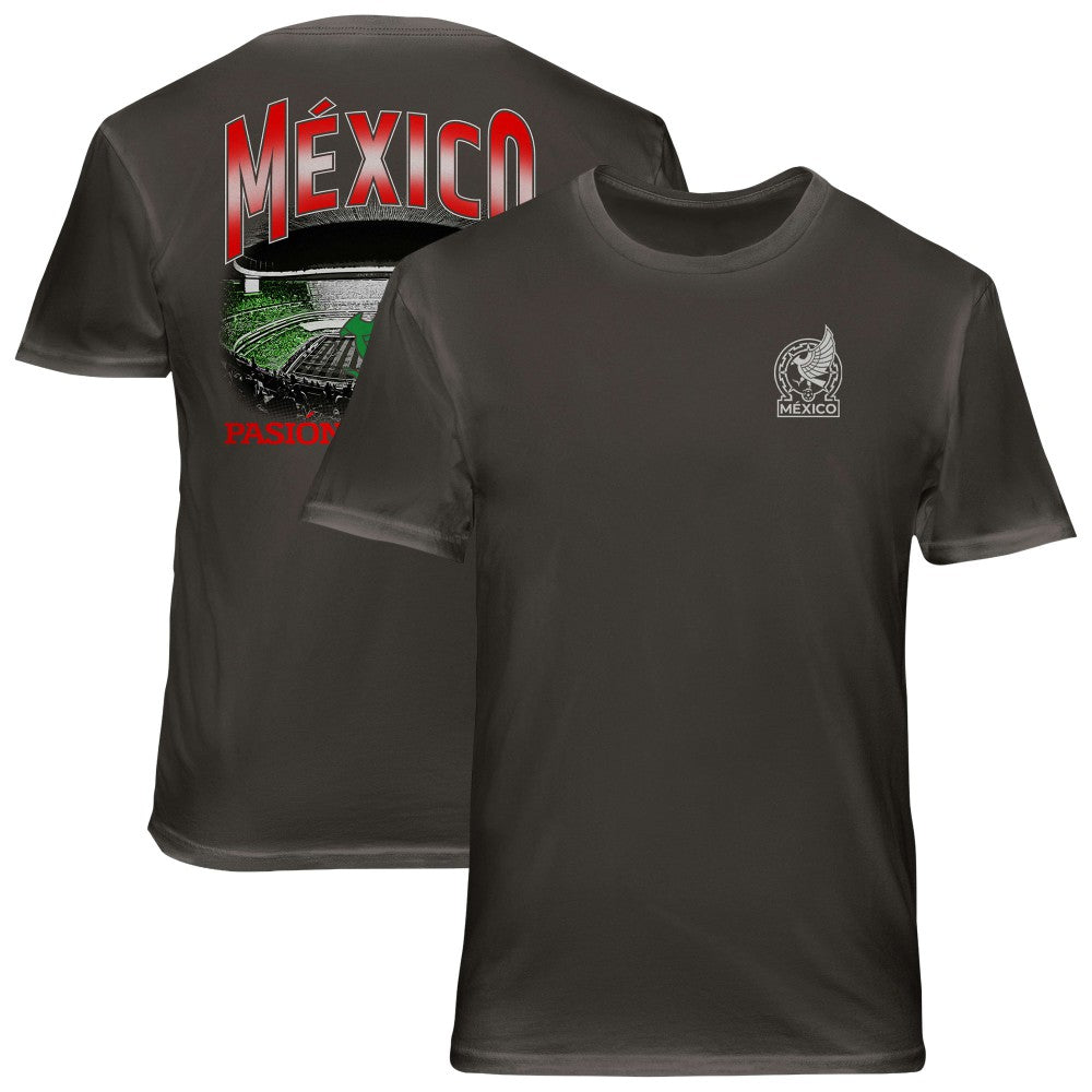 Mexico National Team 1863FC Wordmark Cotton T-Shirts - Gray
