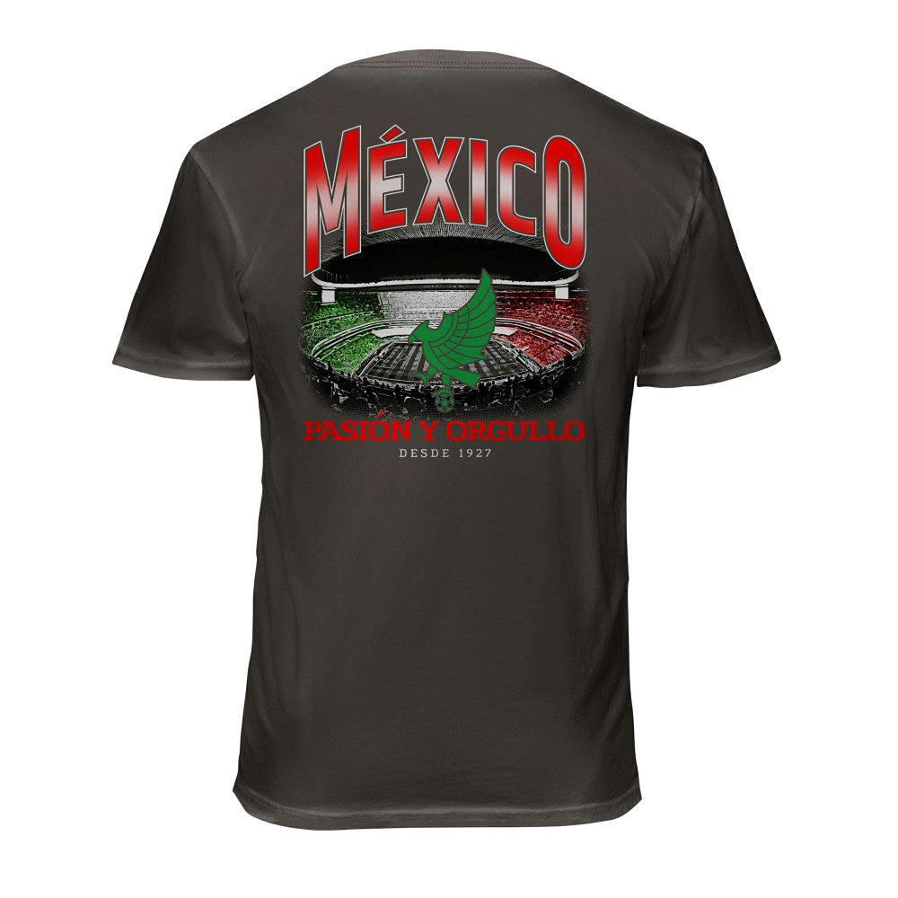 Mexico National Team 1863FC Wordmark Cotton T-Shirts - Gray