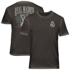 Real Madrid 1863FC Wordmark Cotton T-Shirts - Gray