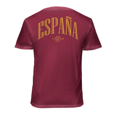 Spain National Team 1863FC Back Wordmark Soft Wash T-Shirts - Red