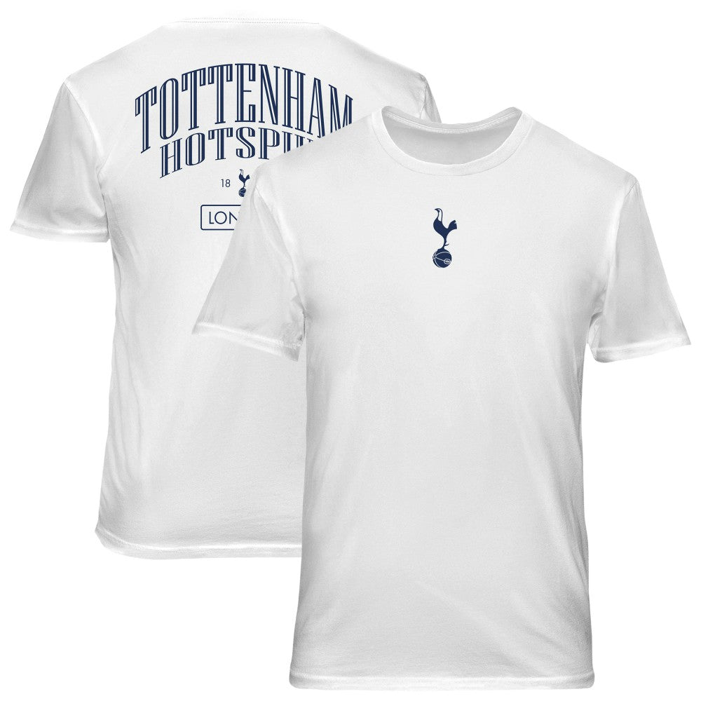 Tottenham Hotspur 1863FC Back Wordmark Soft Wash T-Shirts - White