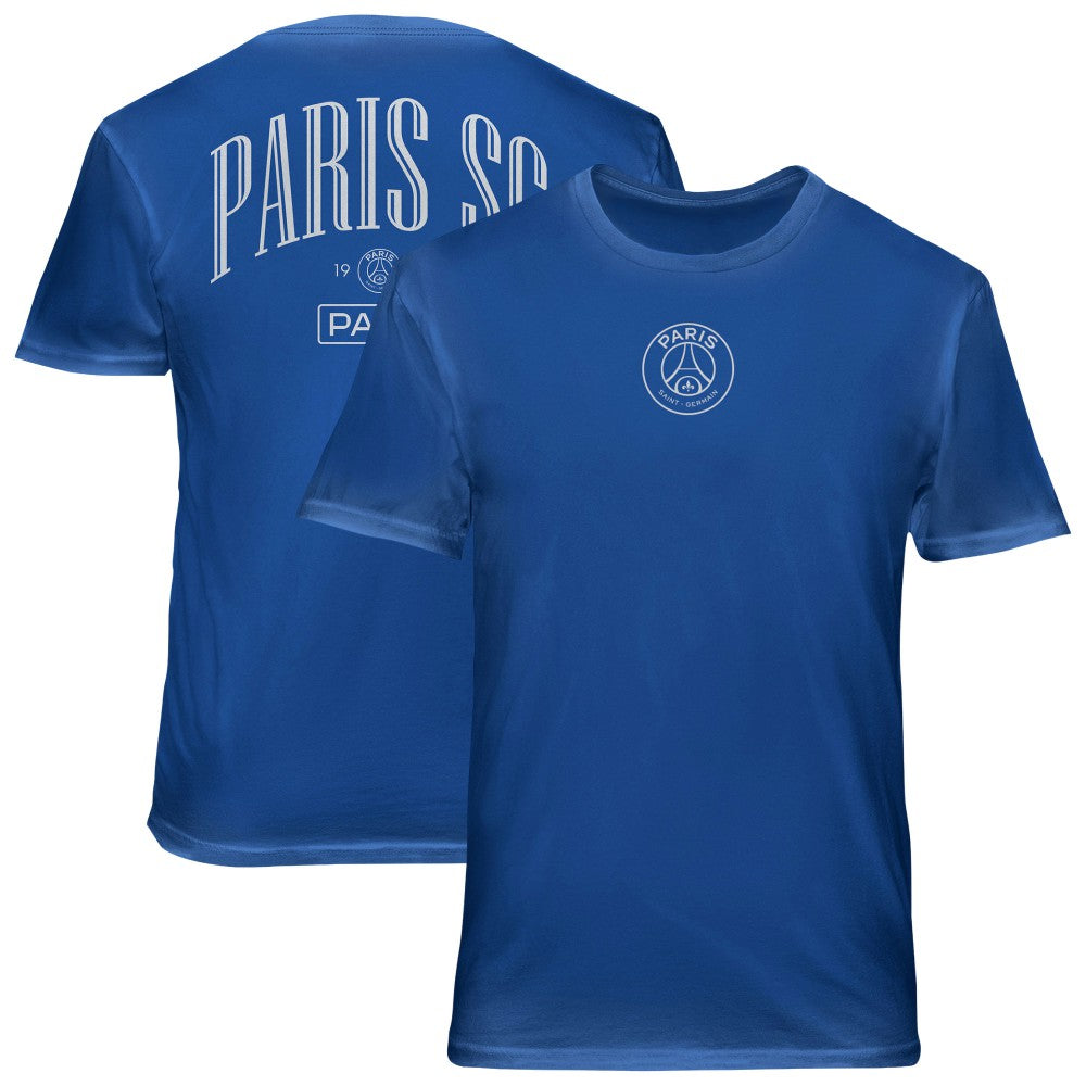Paris Saint-Germain 1863FC Back Wordmark Soft Wash T-Shirts - Blue