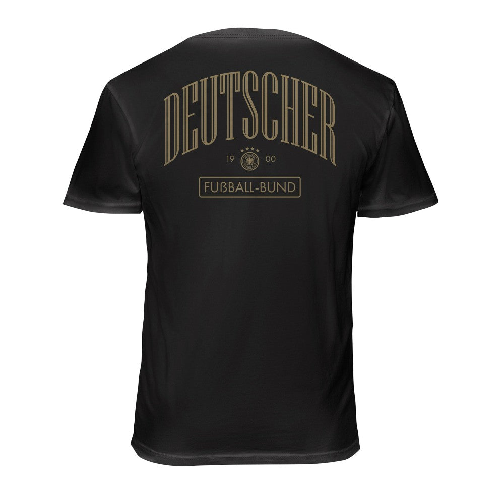 Germany National Team 1863FC Back Wordmark Soft Wash T-Shirts - Black