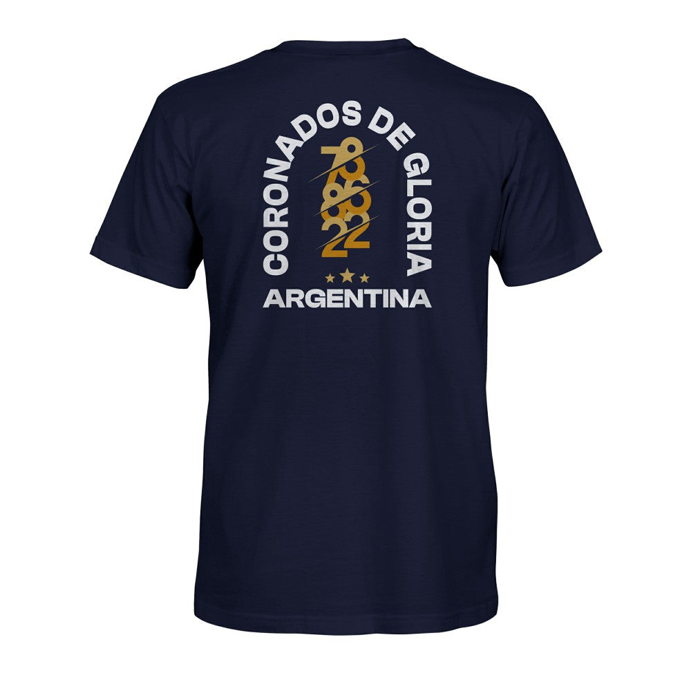Argentina National Team 1863FC True To Glory Heavyweight T-Shirts - Navy