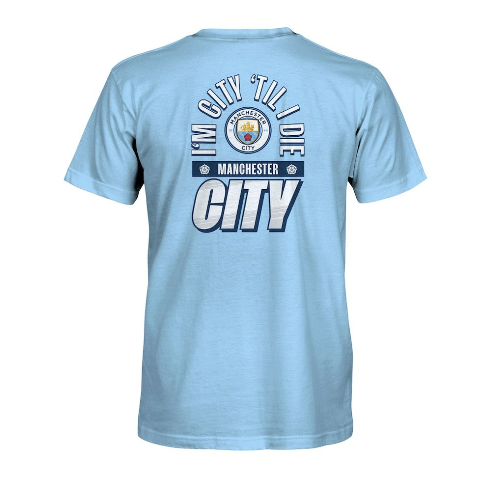 Manchester City 1863FC True To Glory Heavyweight T-Shirts - Light Blue