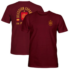 Spain National Team 1863FC True To Glory Heavyweight T-Shirts - Maroon