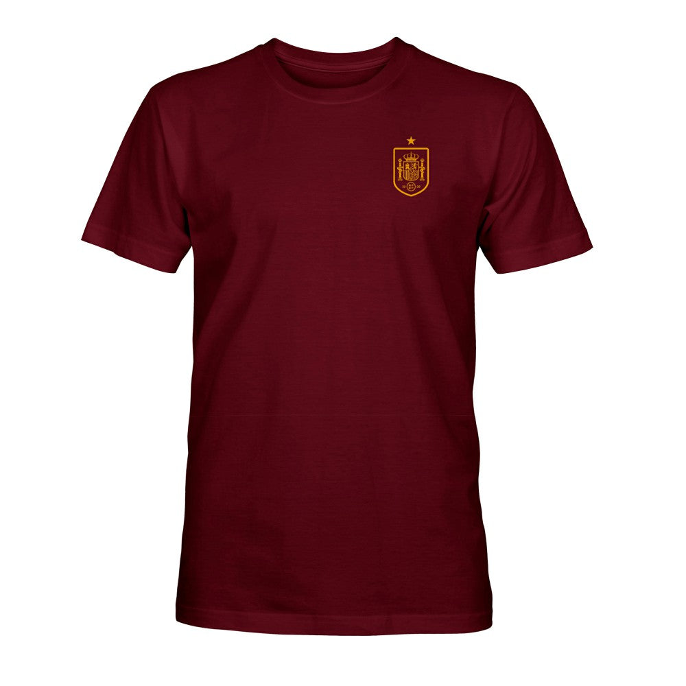 Spain National Team 1863FC True To Glory Heavyweight T-Shirts - Maroon