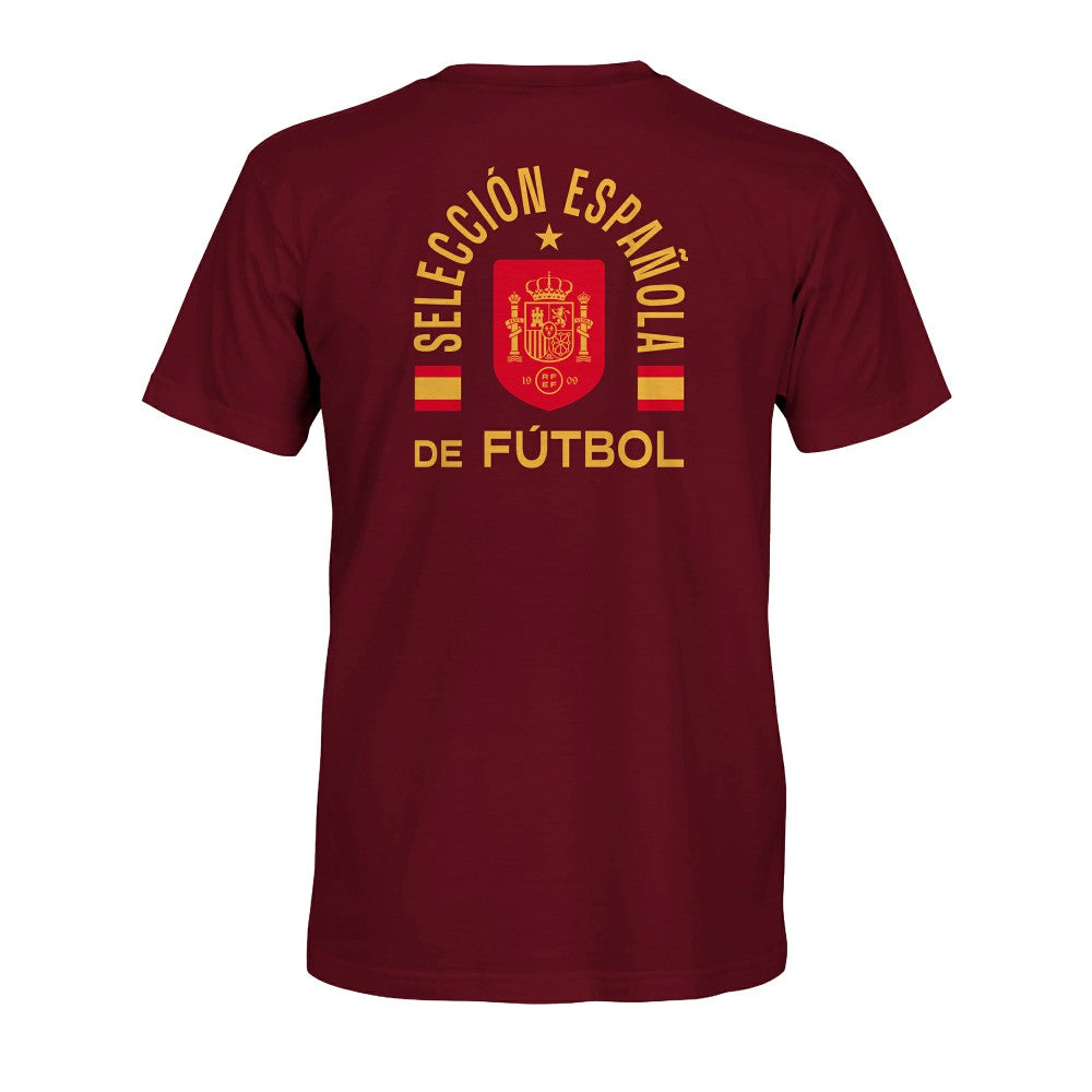 Spain National Team 1863FC True To Glory Heavyweight T-Shirts - Maroon