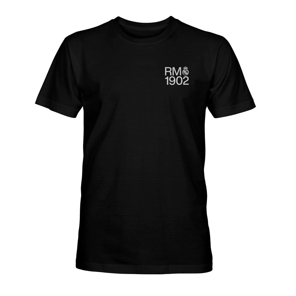 Real Madrid 1863FC Emblem Heavyweight T-Shirts - Black