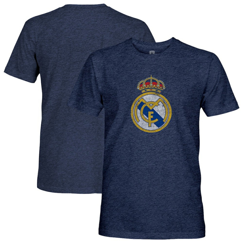 Real Madrid 1863FC Color Badge Tri-Blend T-Shirts - Navy
