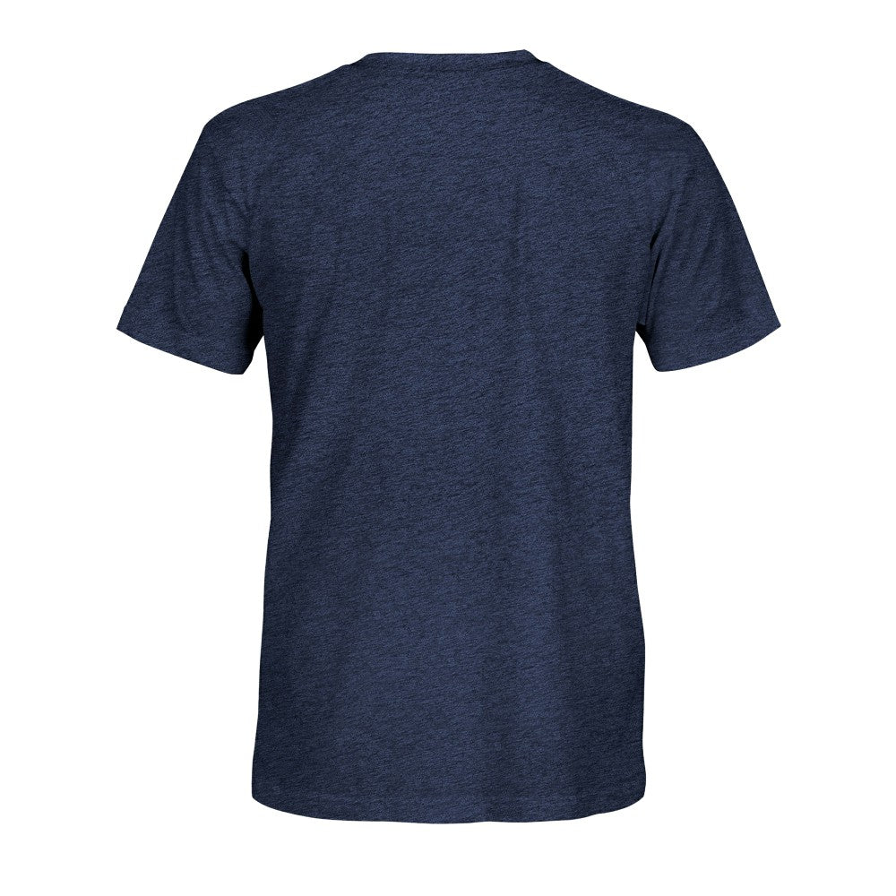 Spain National Team 1863FC Color Badge Tri-Blend T-Shirts - Navy
