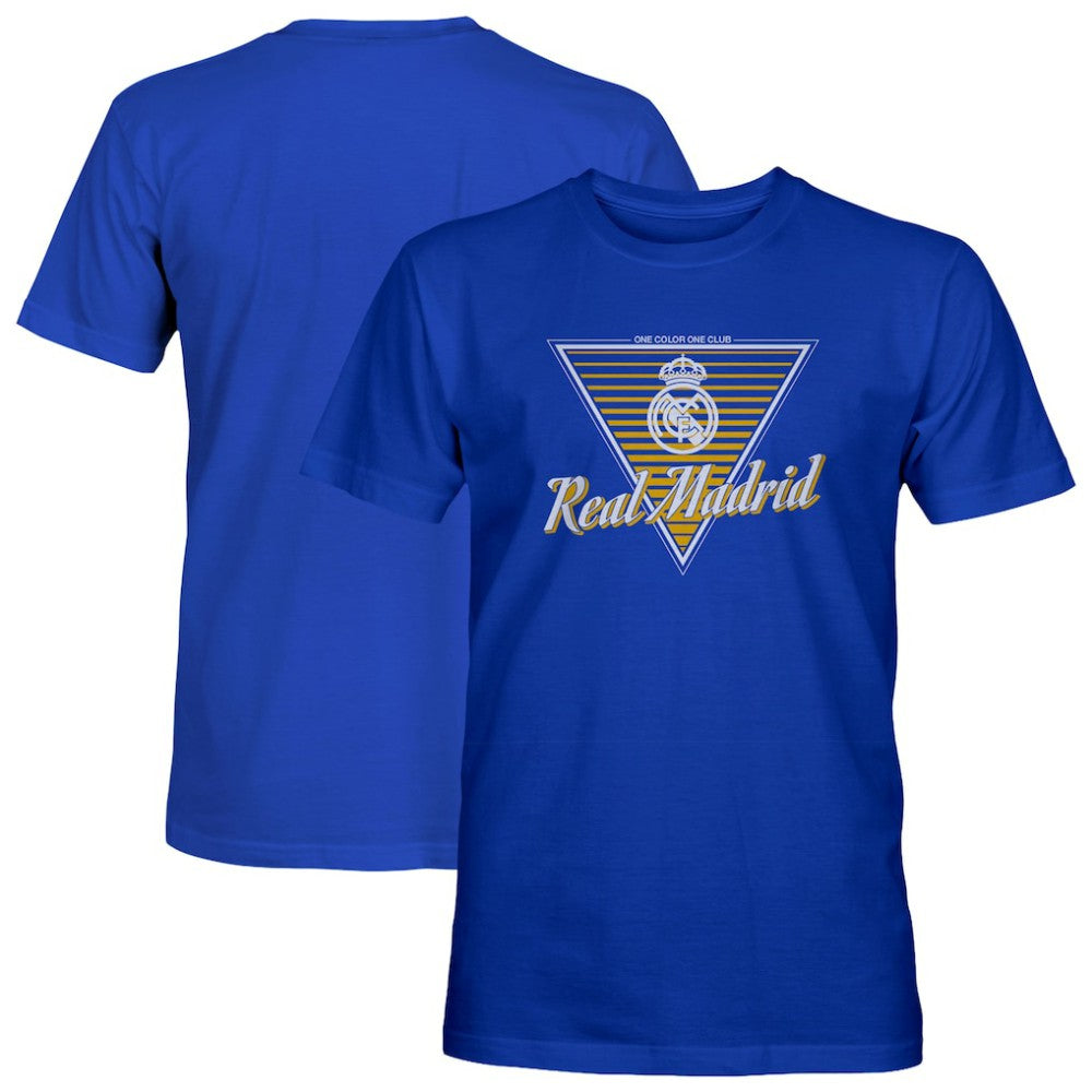 Real Madrid 1863FC Triangle Cotton T-Shirts - Blue