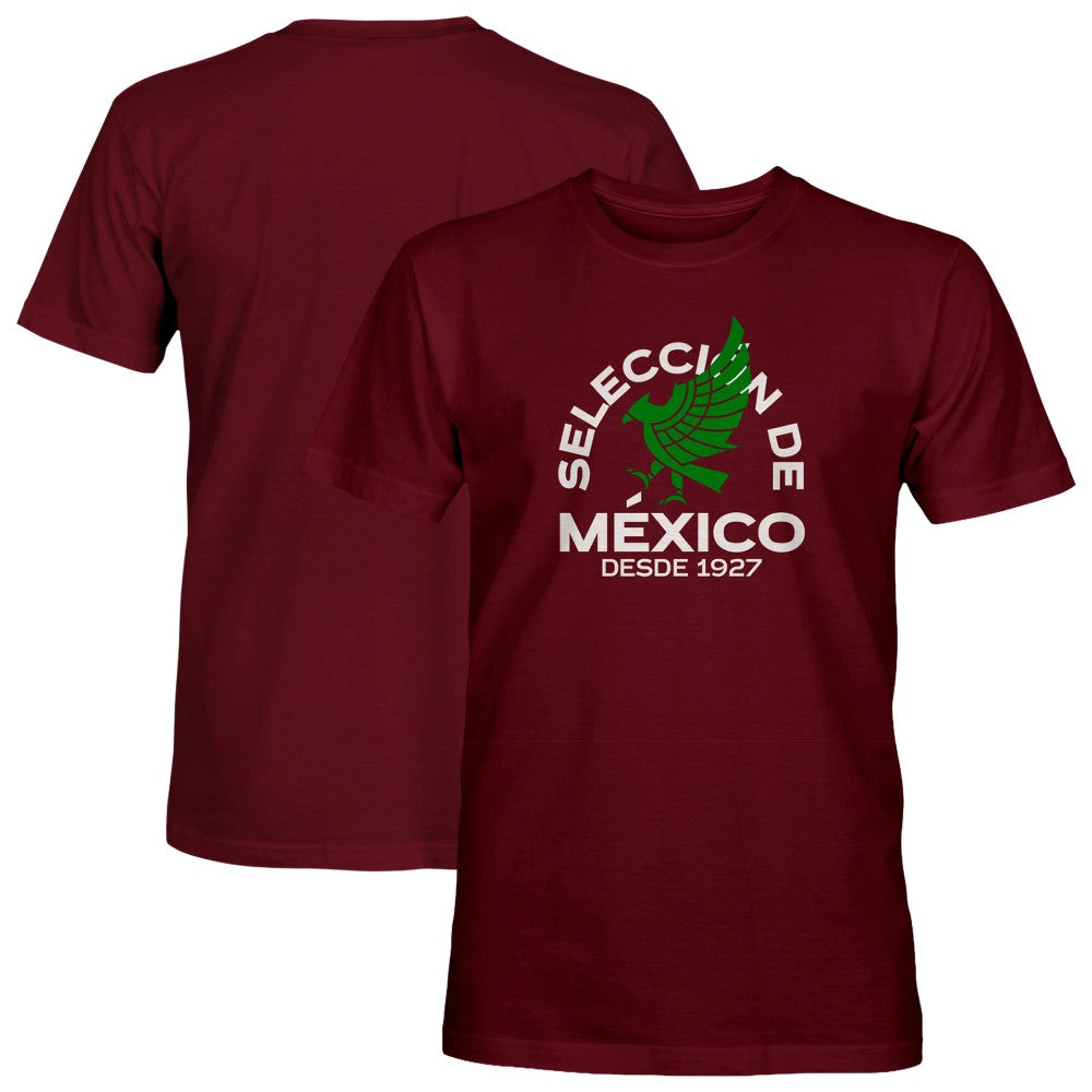Mexico National Team 1863FC Established Location T-Shirts - Maroon