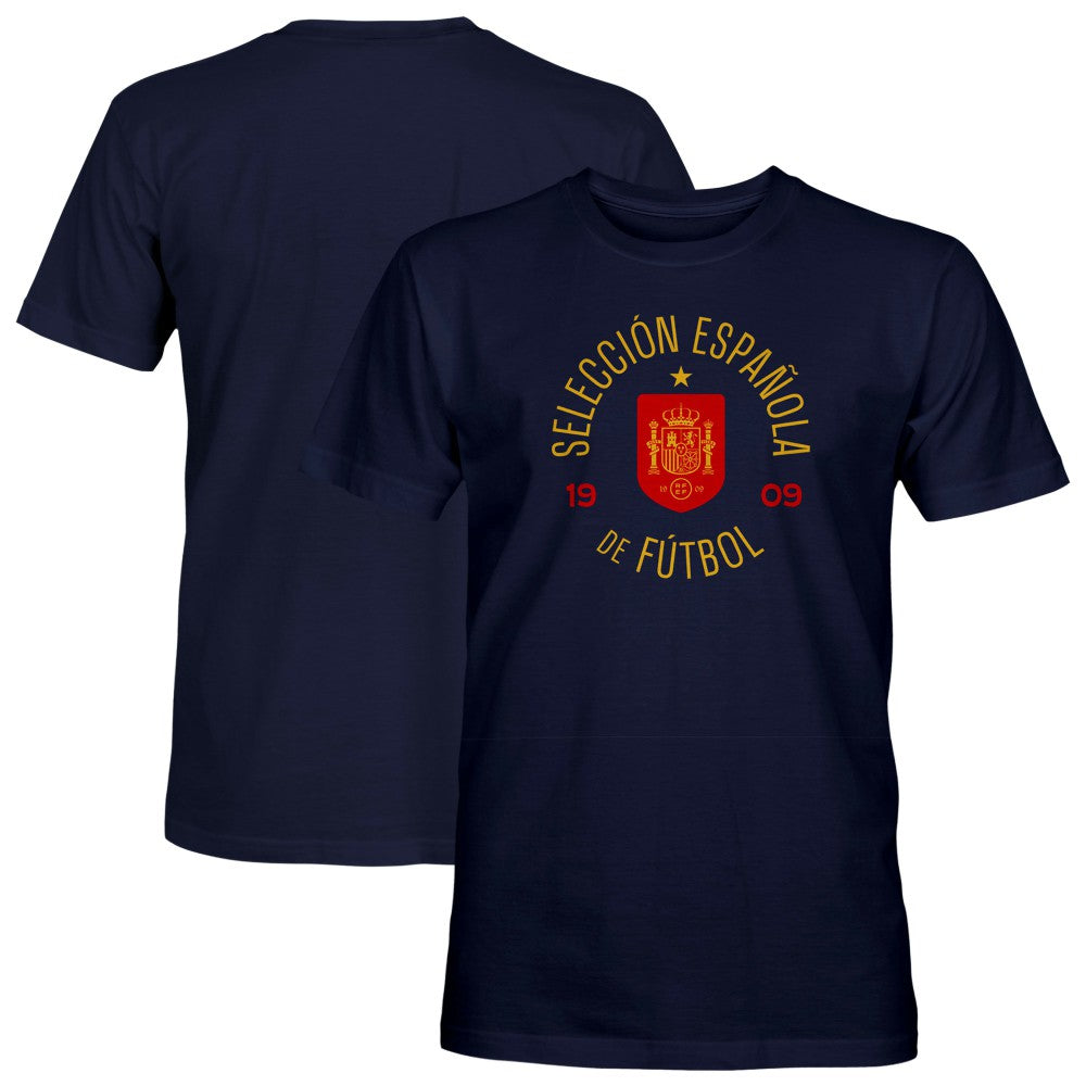 Spain National Team 1863FC Established Location T-Shirts - Navy
