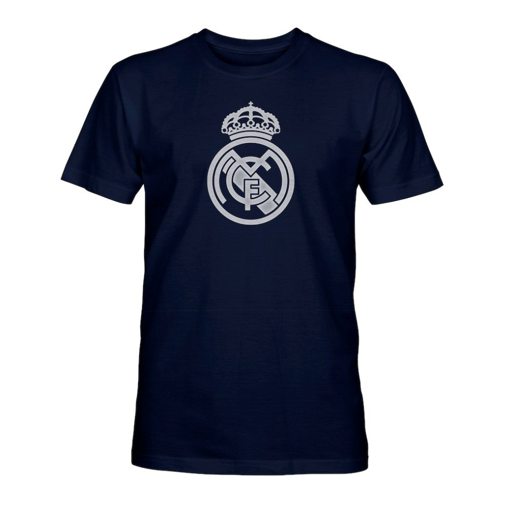 Real Madrid 1863FC Mono Badge T-Shirts - Navy