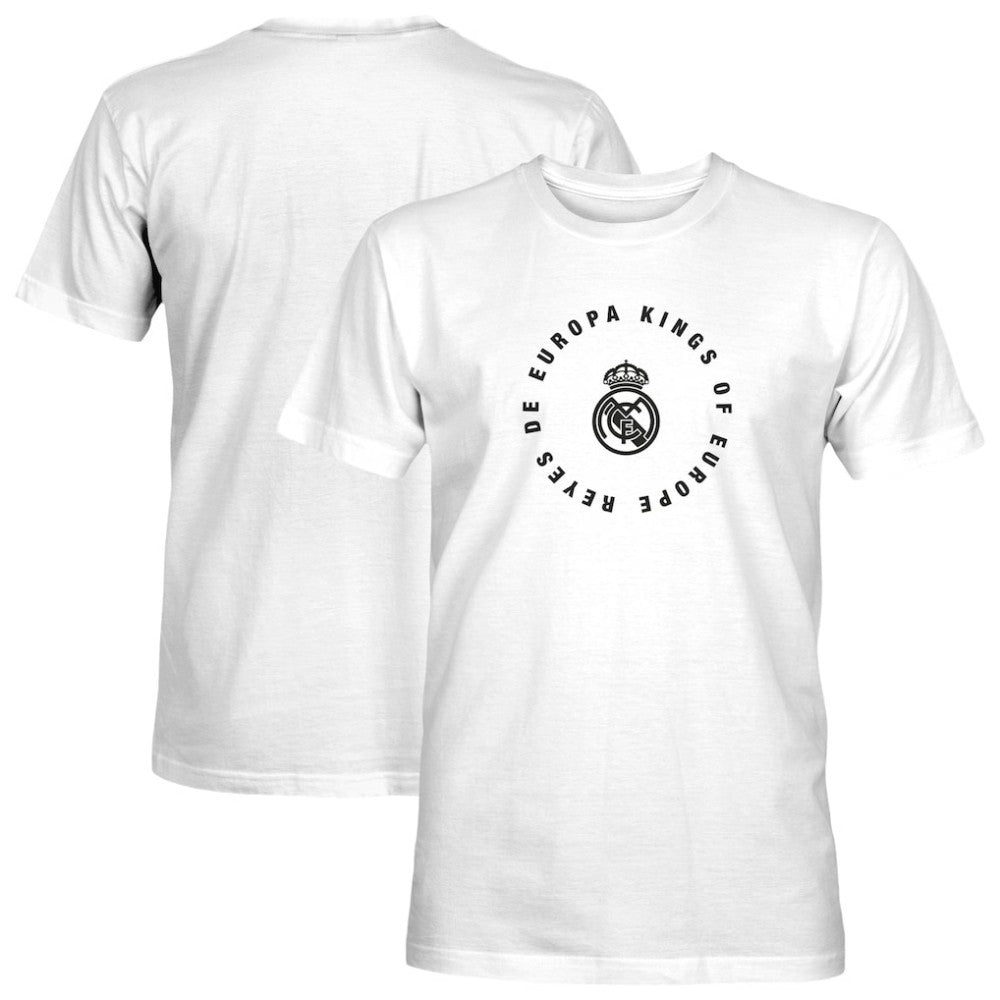 Real Madrid 1863FC Circle Cotton T-Shirts - White