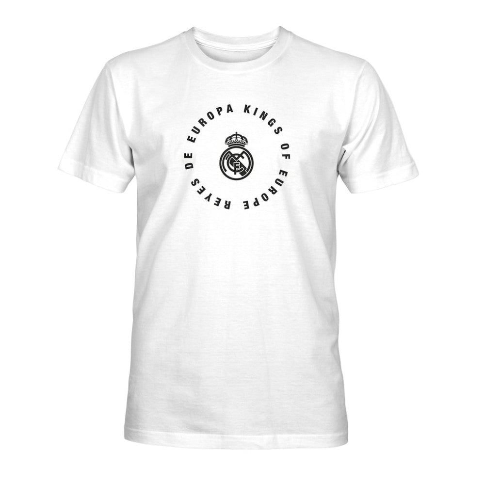 Real Madrid 1863FC Circle Cotton T-Shirts - White