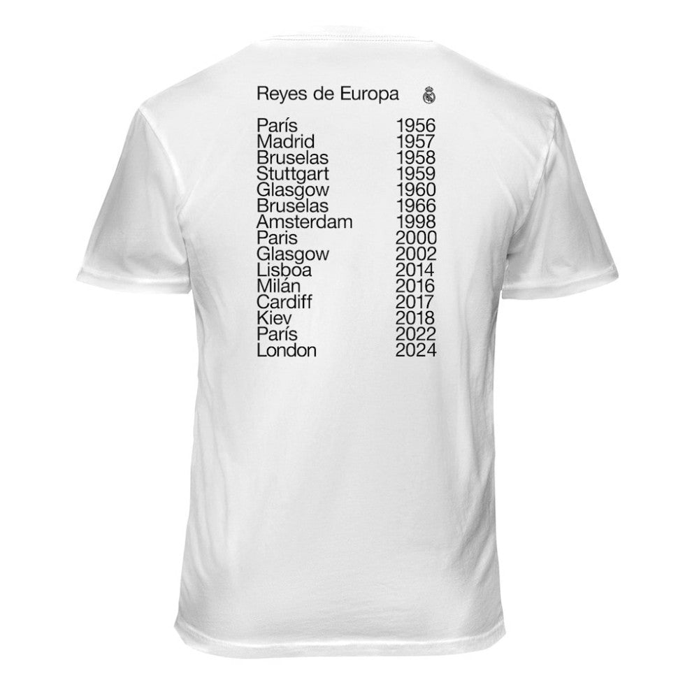 Real Madrid 1863FC Championships Soft Wash T-Shirts - White