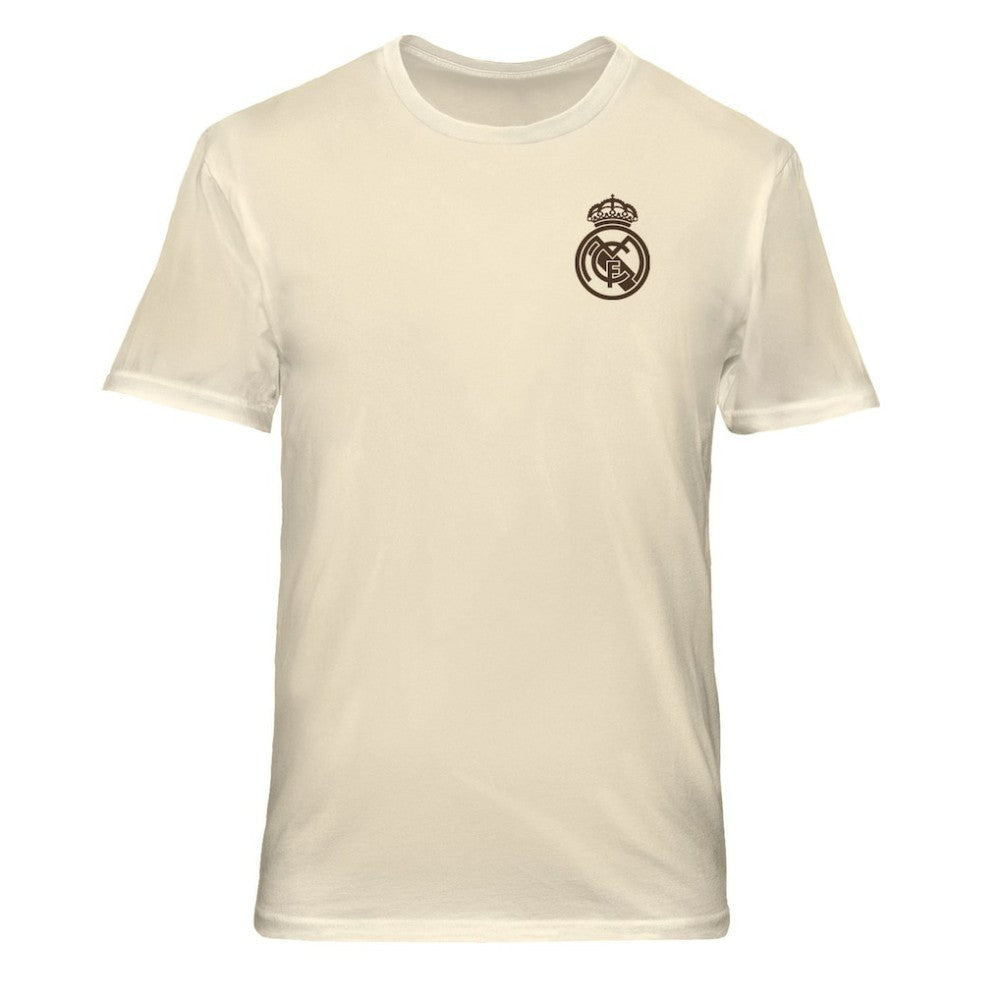 Real Madrid 1863FC Vintage Soft Wash T-Shirts - Cream