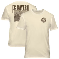 Bayern Munich 1863FC Vintage Soft Wash T-Shirts - Cream