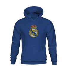 Real Madrid 1863FC Youth Color Badge Fleece Hoodie - Blue