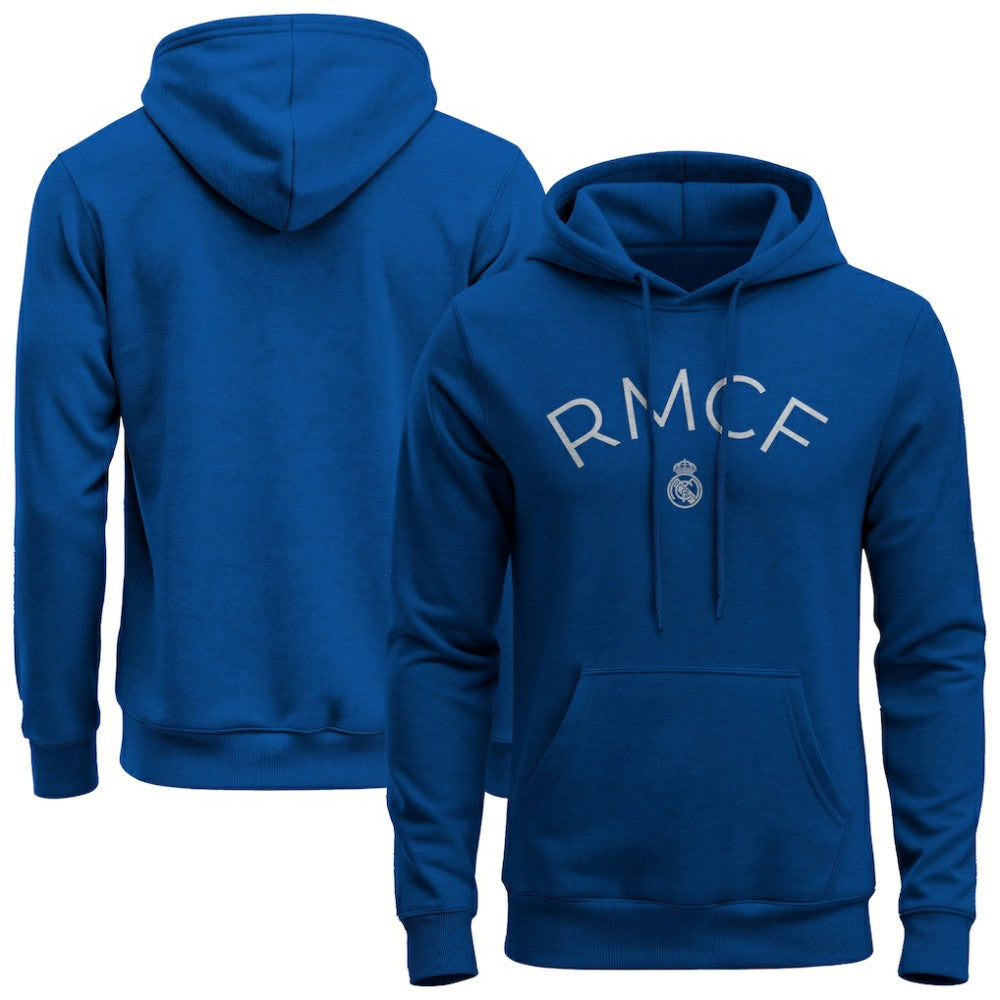 Real Madrid 1863FC Wordmark Fleece Hoodie - Blue