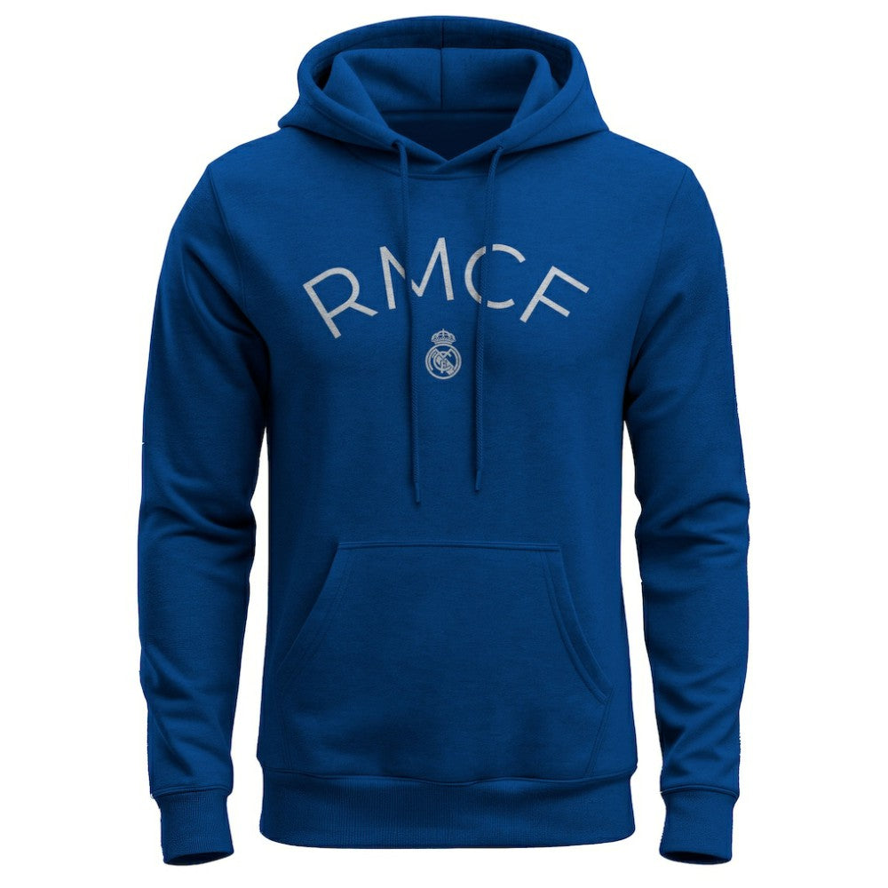 Real Madrid 1863FC Wordmark Fleece Hoodie - Blue