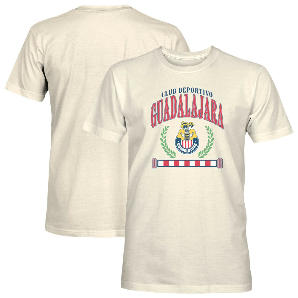 Chivas 1863FC Retro Stripes T-Shirts - Cream
