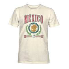 Mexico National Team 1863FC Retro Stripes T-Shirts - Cream