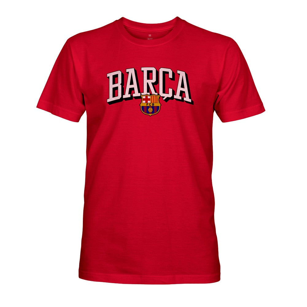 Barcelona 1863FC Athletic Wordmark T-Shirts - Red