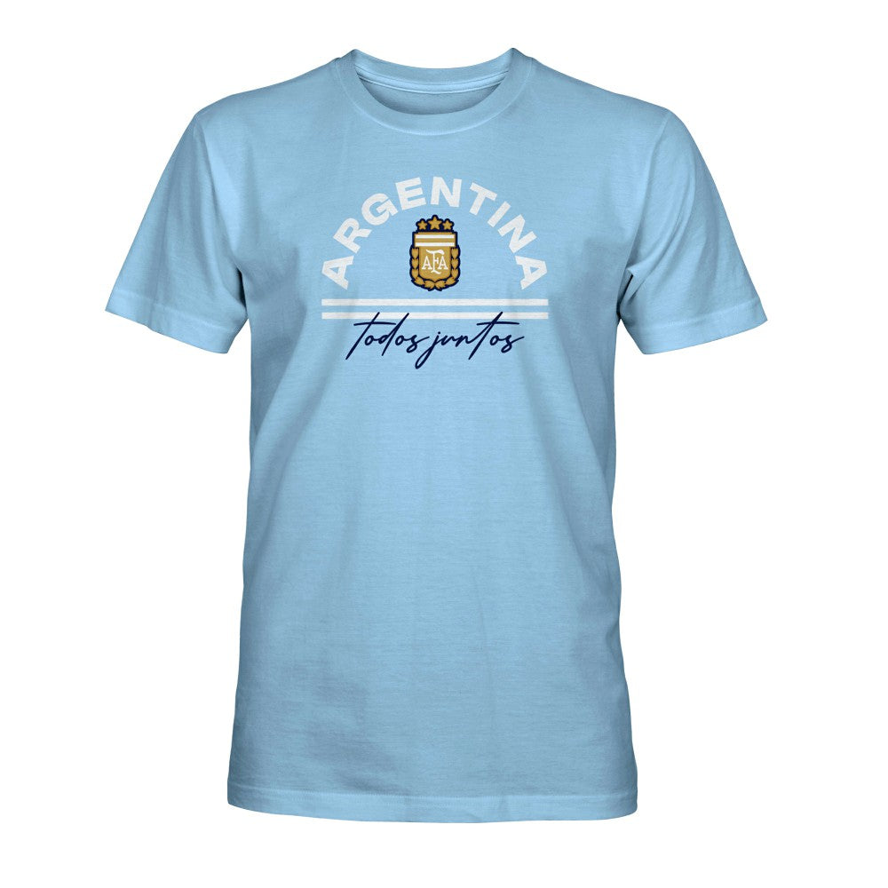 Argentina National Team 1863FC Team Arch T-Shirts - Light Blue