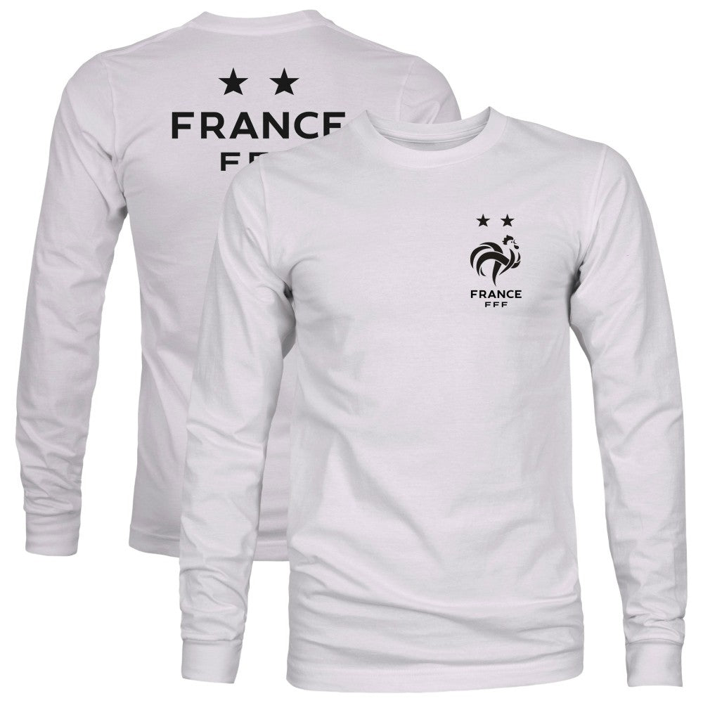 France National Team 1863FC Platinum Touch Long Sleeve T-Shirts - Gray