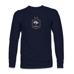 France National Team 1863FC Color Badge Long Sleeve T-Shirts - Navy