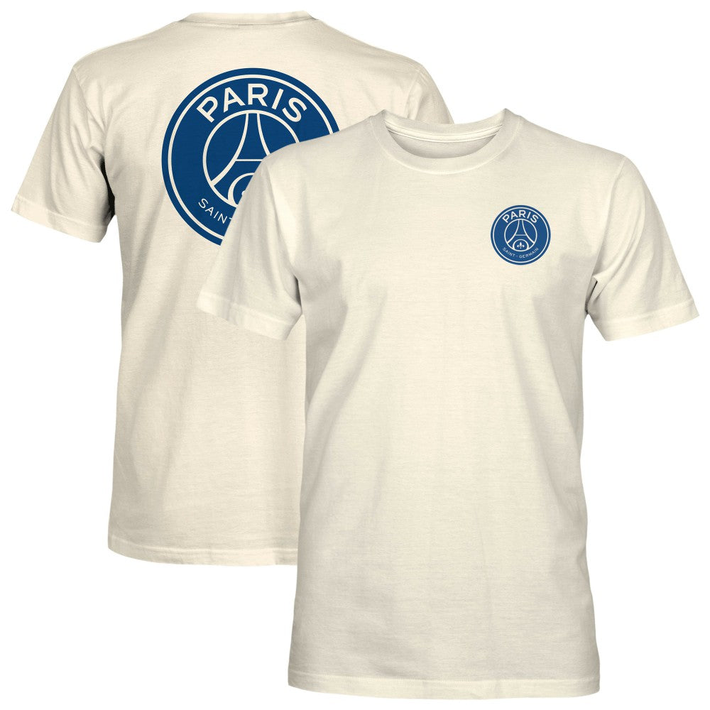 Paris Saint-Germain 1863FC Big Logo Heavyweight T-Shirts - Cream