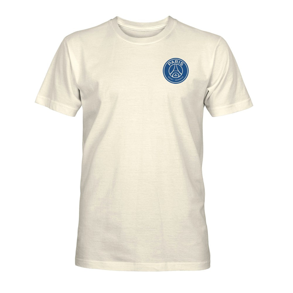 Paris Saint-Germain 1863FC Big Logo Heavyweight T-Shirts - Cream