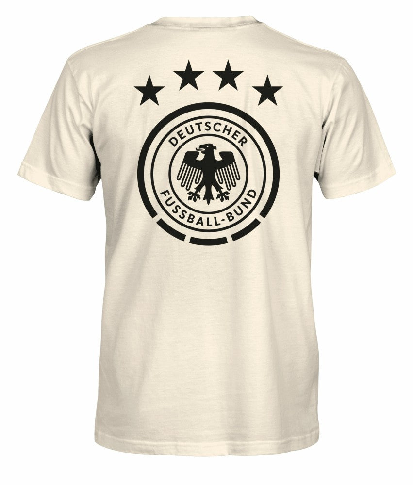 Germany National Team 1863FC Big Logo Heavyweight T-Shirts - Cream