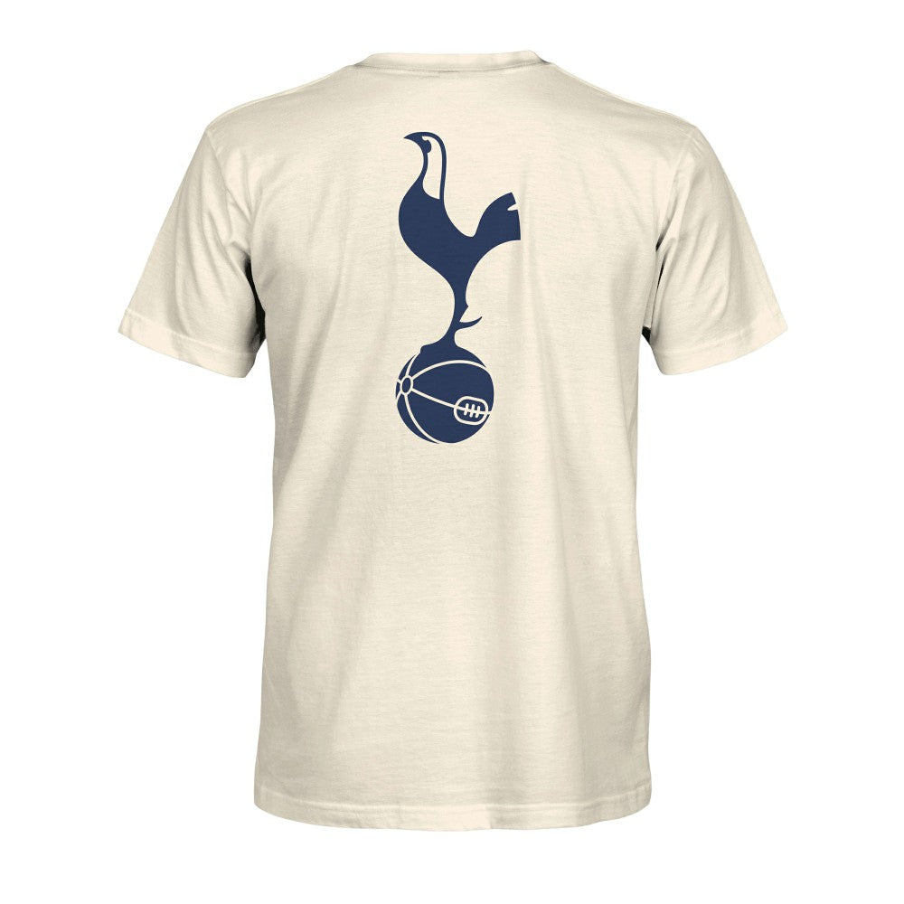 Tottenham Hotspur 1863FC Big Logo Heavyweight T-Shirts - Cream