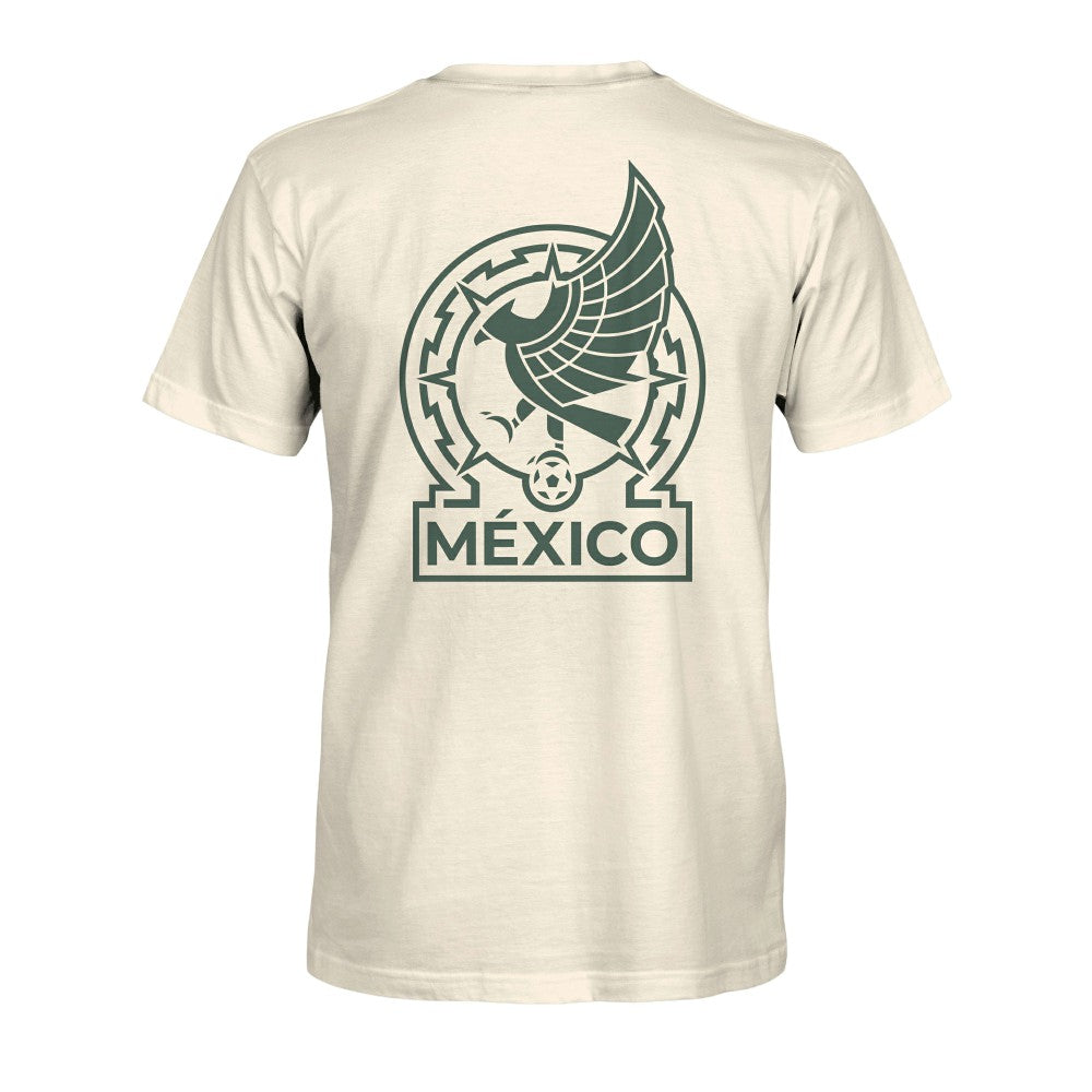 Mexico National Team 1863FC Big Logo Heavyweight T-Shirts - Cream