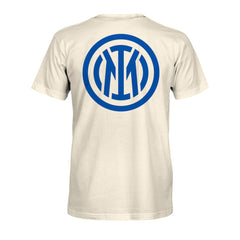 Inter Milan 1863FC Big Logo Heavyweight T-Shirts - Cream