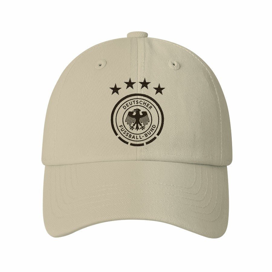 Germany National Team 1863FC Retro Badge Crew Adjustable Hat - Cream