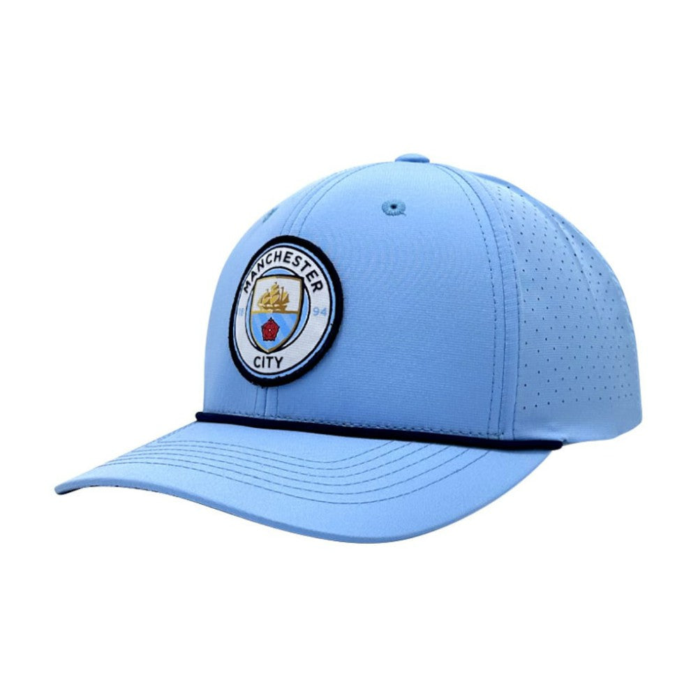 Manchester City 1863FC Color Badge Airflow Adjustable Hat - Light Blue