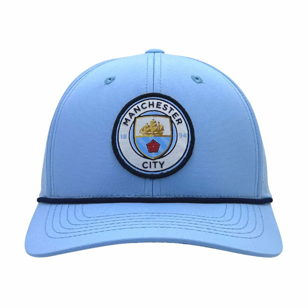 Manchester City 1863FC Color Badge Airflow Adjustable Hat - Light Blue